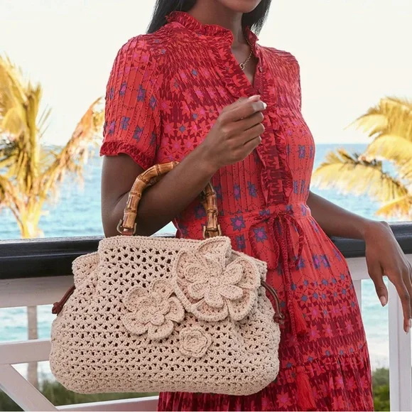 Patrisha Nash Cantinella Crochet Bag NWT - Picture 4 of 14